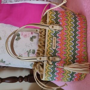 Bakers Multicolor Chevron Shoulder Bag